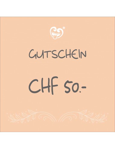 CHF 50.- Gutschein