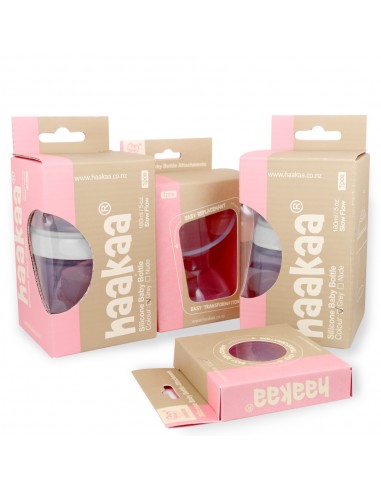 Generation 3 Silicone Pump and Bottle Pack - Peach