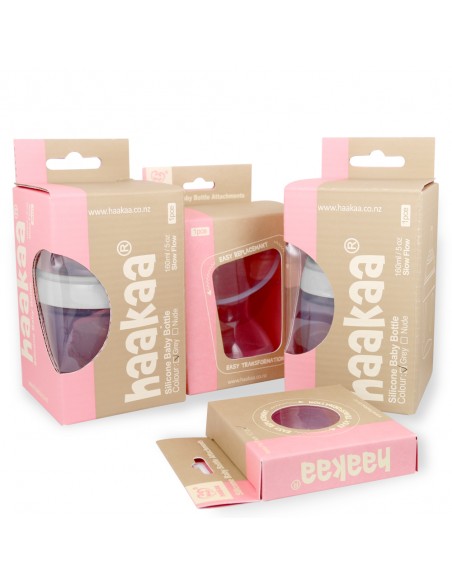 Generation 3 Silicone Pump and Bottle Pack - Peach