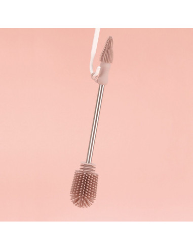 Double sided cleaning brush Soft - Grey