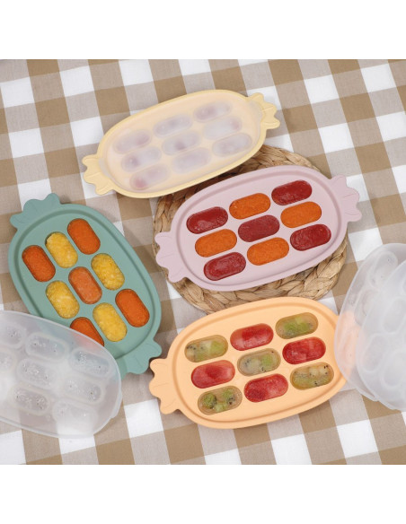 Silicone Nibble Tray - Pea Green