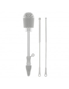 Silicone Cleaning Brush Kit - Suva Grey 2