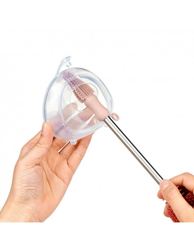 Silicone Cleaning Brush Kit - Suva Grey