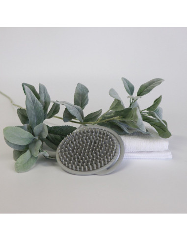 Silicone Shampoo Brush - Grey