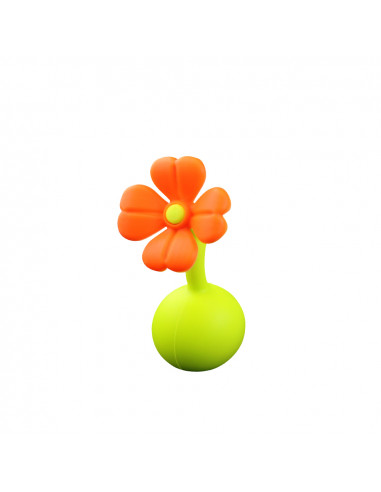 Breast Pump Flower Stopper - Orange