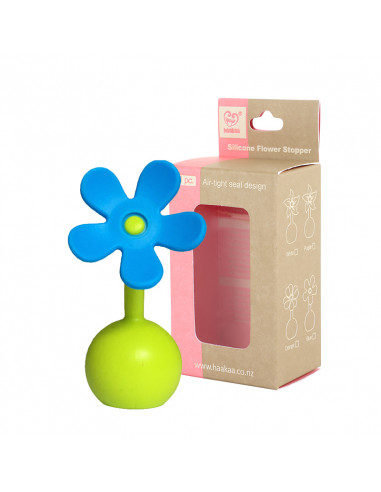Breast Pump Flower Stopper - Blue