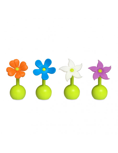 Milchpumpe Blumenverschluss - Blau