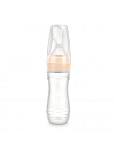 Silicone Baby Food Dispensing Spoon - Pink
