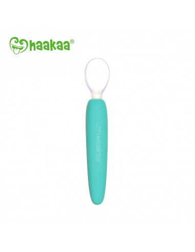 Silicone Baby Food Spoon - Green