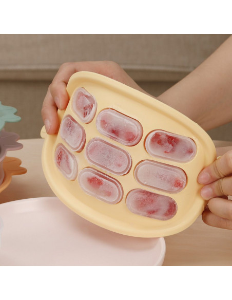 Silicone Nibble Tray - Apricot