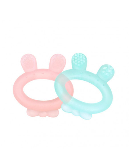 Rabbit Ear Teether - Pink