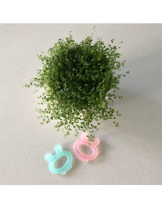 Rabbit Ear Teether - Pink 2