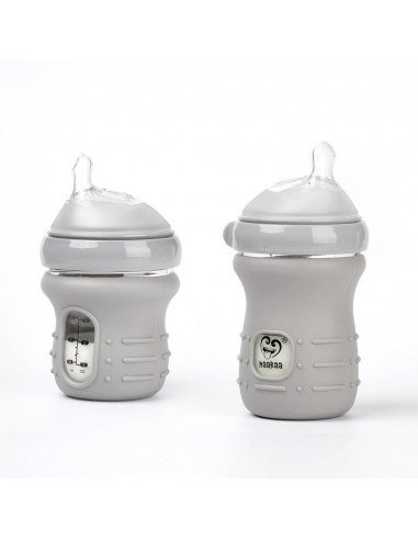 Silicone Glass Baby Bottle Cover - 90ml