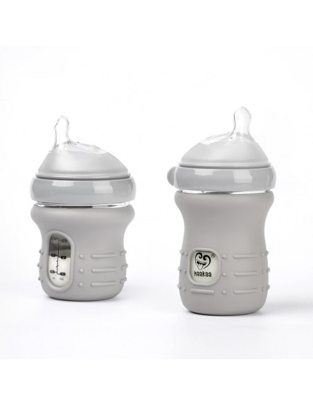 Silicone Glass Baby Bottle Cover - 90ml