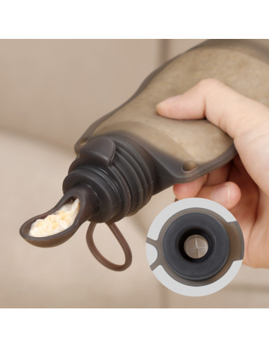 Quetschie mit Löffelaufsatz