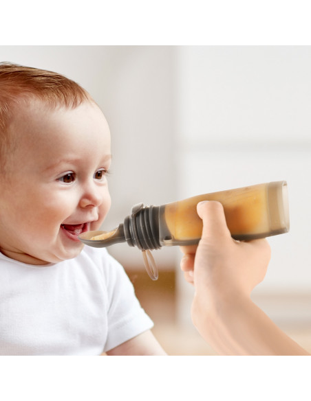 Quetschie mit Löffelaufsatz