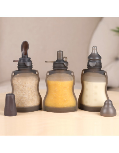 Quetschie mit Löffelaufsatz