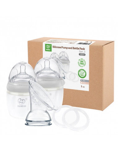 Generation 3 Pumpe und Schoppen Set - Grau