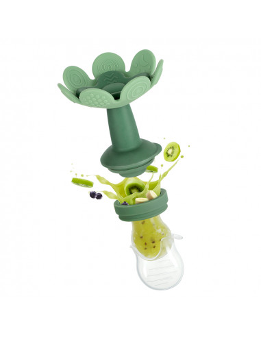 Flower Fresh Food Feeder & Cover Set - Sky Blue