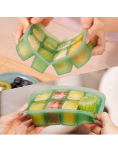 Easy-Freeze Tray - 8 Compartments - Blush Green 2