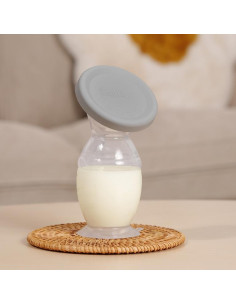Milchpumpe Silikondeckel - Grau 2