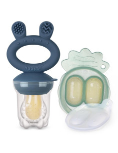 Freeze-N-Feed Minikombi Fruchtsauger + Eiswürfelform -...