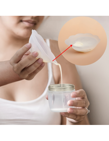 Blütenförmiger Milchauffänger 2er Set