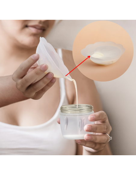 Blütenförmiger Milchauffänger 2er Set