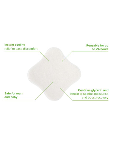 Soothing Hydrogel Breast Pads - 8pcs