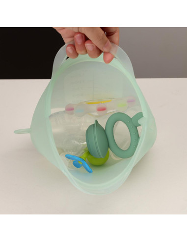 Multipurpose Steamer & Steriliser Bag - Lime -...