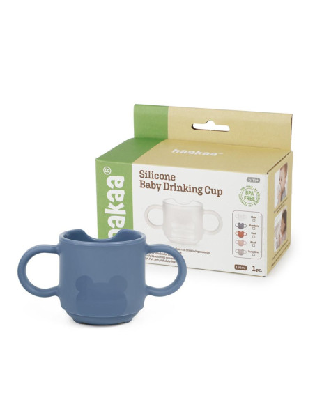 Silicon Baby Drinking Cup - Steelblue