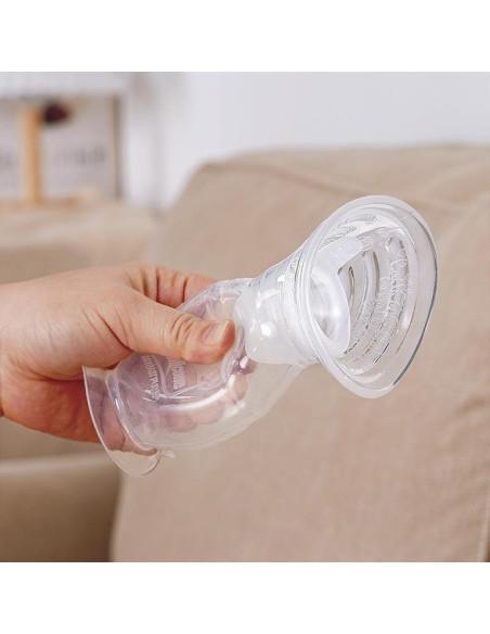 Gen 2+ Milchpumpe mit Saugfuss 100ml + Auslaufschutz