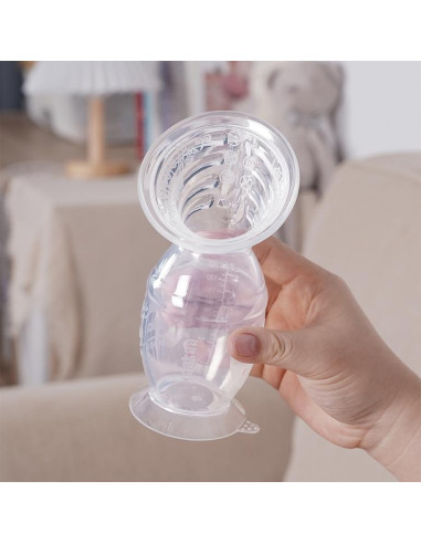 Gen 2+ Milchpumpe mit Saugfuss 100ml + Auslaufschutz