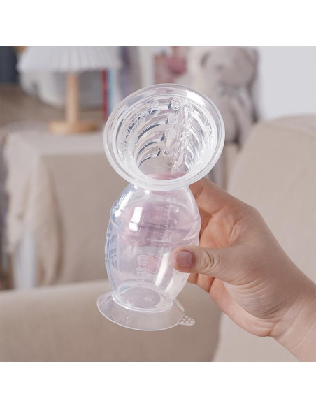 Gen.2+ Silicone Manual Breast Pump + SpillGUARD Insert - 100ml