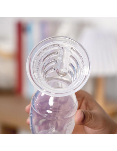 Gen 2+ Milchpumpe mit Saugfuss 100ml + Auslaufschutz