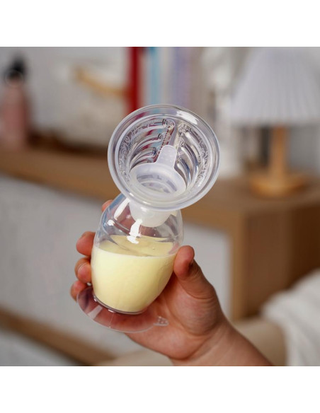 Gen 2+ Milchpumpe mit Saugfuss 100ml + Auslaufschutz