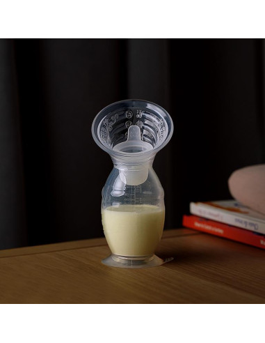 Gen 2+ Milchpumpe mit Saugfuss 100ml + Auslaufschutz