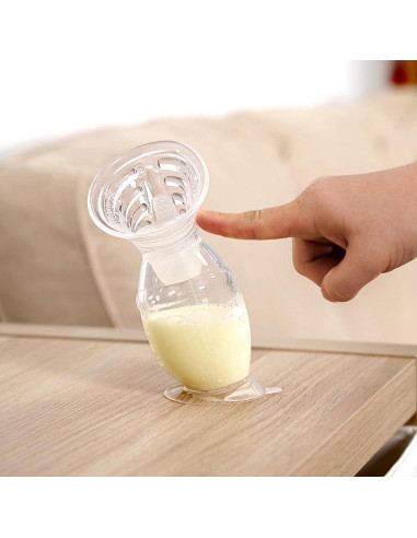 Gen 2+ Milchpumpe mit Saugfuss 100ml + Auslaufschutz
