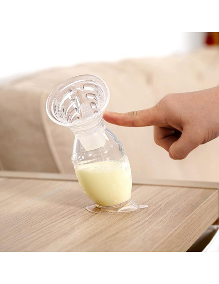 Gen.2+ Silicone Manual Breast Pump + SpillGUARD Insert - 100ml