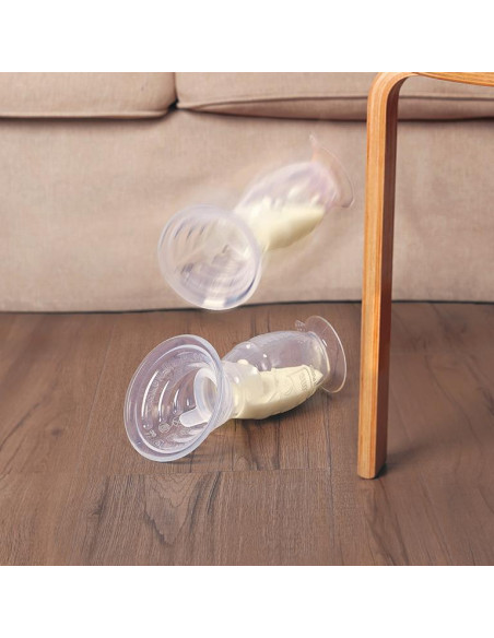 Gen 2+ Milchpumpe mit Saugfuss 100ml + Auslaufschutz